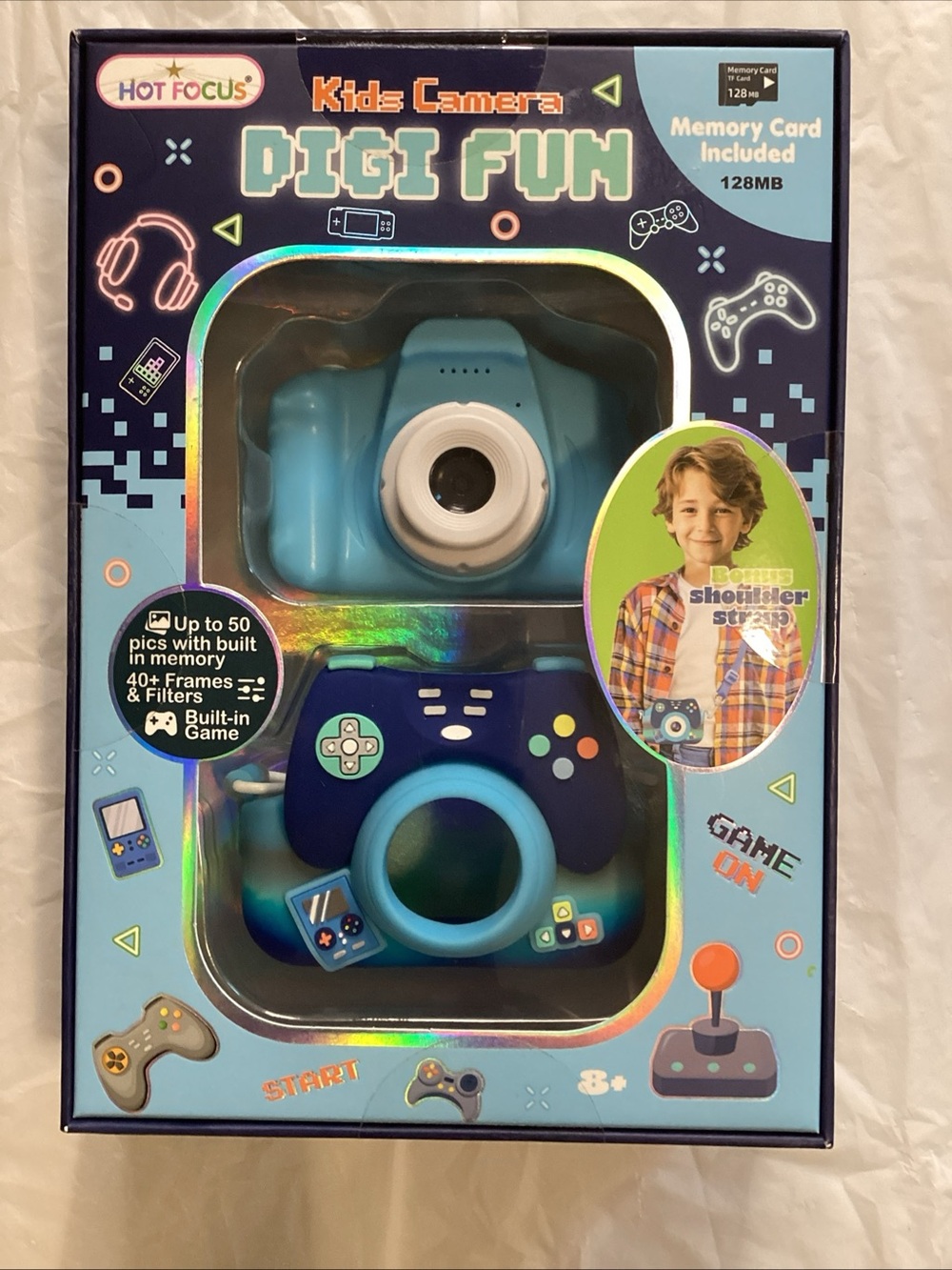 Digi Fun Kids Camera — Blue - Picture 2 of 7
